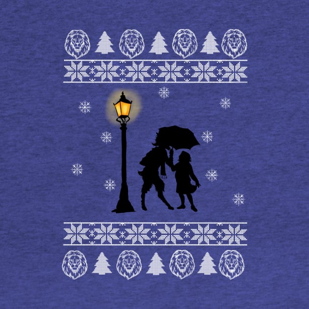 Narnia Christmas sweater by bowtie_fighter